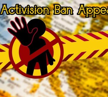 Activision Ban Appeal